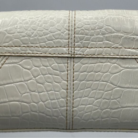 Liz Claiborne Faux Leather Crocodile Evening Bag Purse - Picture 5 of 16